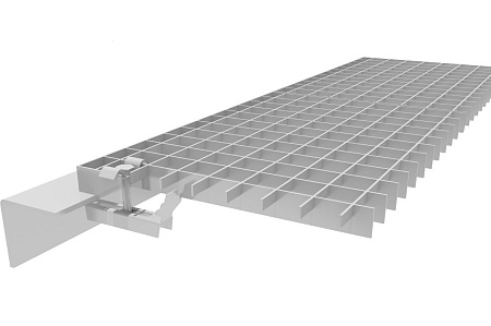 Стандартное крепление (скоба, зажим, шестигранный болт М8х70, четырехгранная гайка М8)