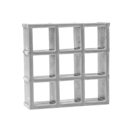 Композитный настил FD-FR, 3665х1225 мм, ячейка 50х50 мм, изофталевая полиэфирная смола, цвет RAL-7035 Композитный настил FD-FR, 3665х1225 мм, ячейка 50х50 мм, изофталевая полиэфирная смола, цвет RAL-7035