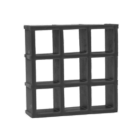 Композитный настил PHN-FR, 3665х1225 мм, ячейка 50х50 мм, феноловая смола, цвет RAL-9004 Композитный настил PHN-FR, 3665х1225 мм, ячейка 50х50 мм, феноловая смола, цвет RAL-9004