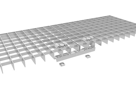 Двойной крепеж (две прижимные скобы, два шестигранных болта М8, две четырехгранных гайки) Двойной крепеж (две прижимные скобы, два шестигранных болта М8, две четырехгранных гайки)